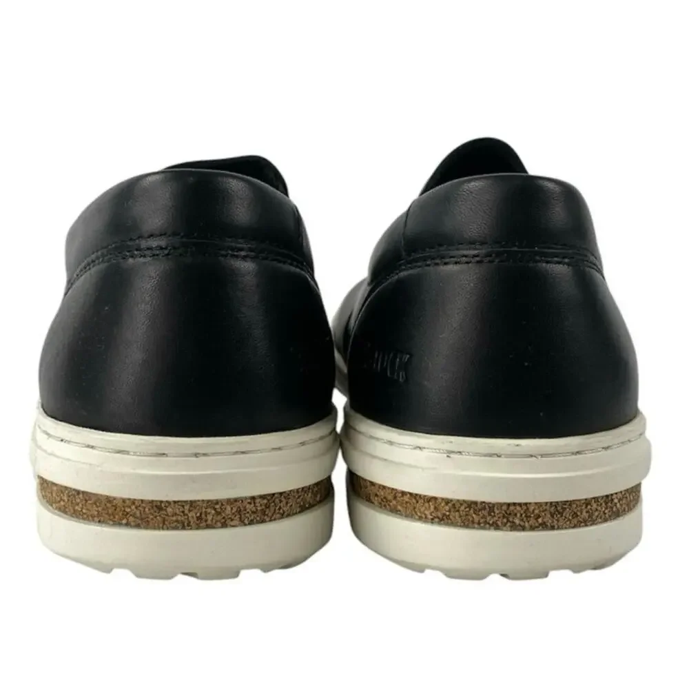 Birkenstock Oswego Black Natural Leather Slip On Loafer Sneaker Shoe Size 38 US8 - Picture 3 of 6